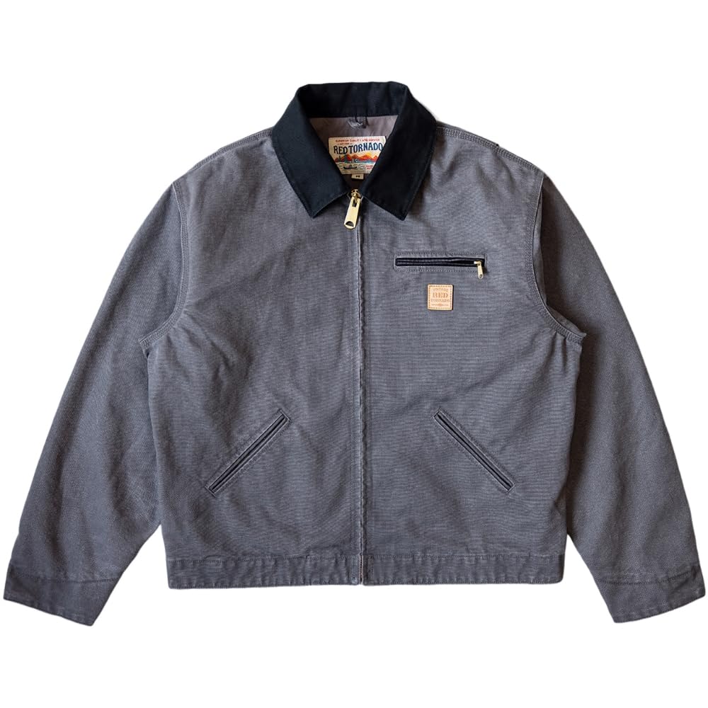 Red Tornado Washed Canvas Jacket Workwear, Grey, Small : Amazon.ca